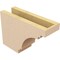 Ekena Millwork 4in. W x 8in. H x 12in. L Pescadero Woodgrain TimberThane Rafter Tail, Primed Tan RFTUR04X08X12PECRCPR - alternate 3